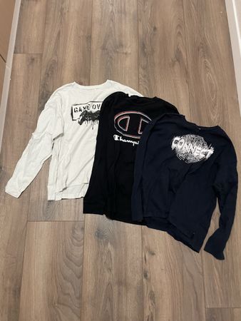 3 Langarmshirts Champion und weitere Marken Set 3tlg