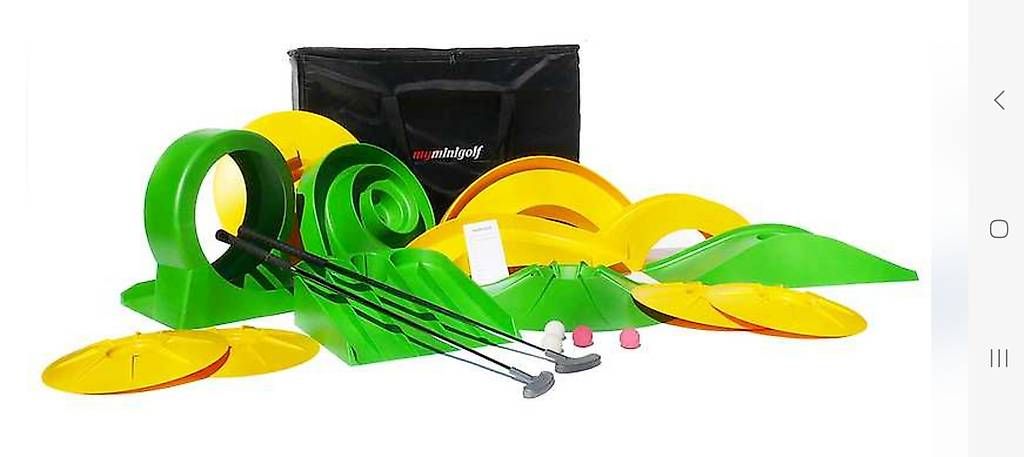 Mazze & Set: Minigolfbahn "myminigolf" zum mitnehmen – Usato da Buus venduto da Leo7654 2