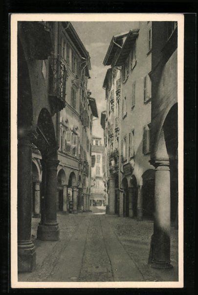 Cartoline postali: AK Lugano, Via Pessina – Usato da Berlin venduto da bartko-reher