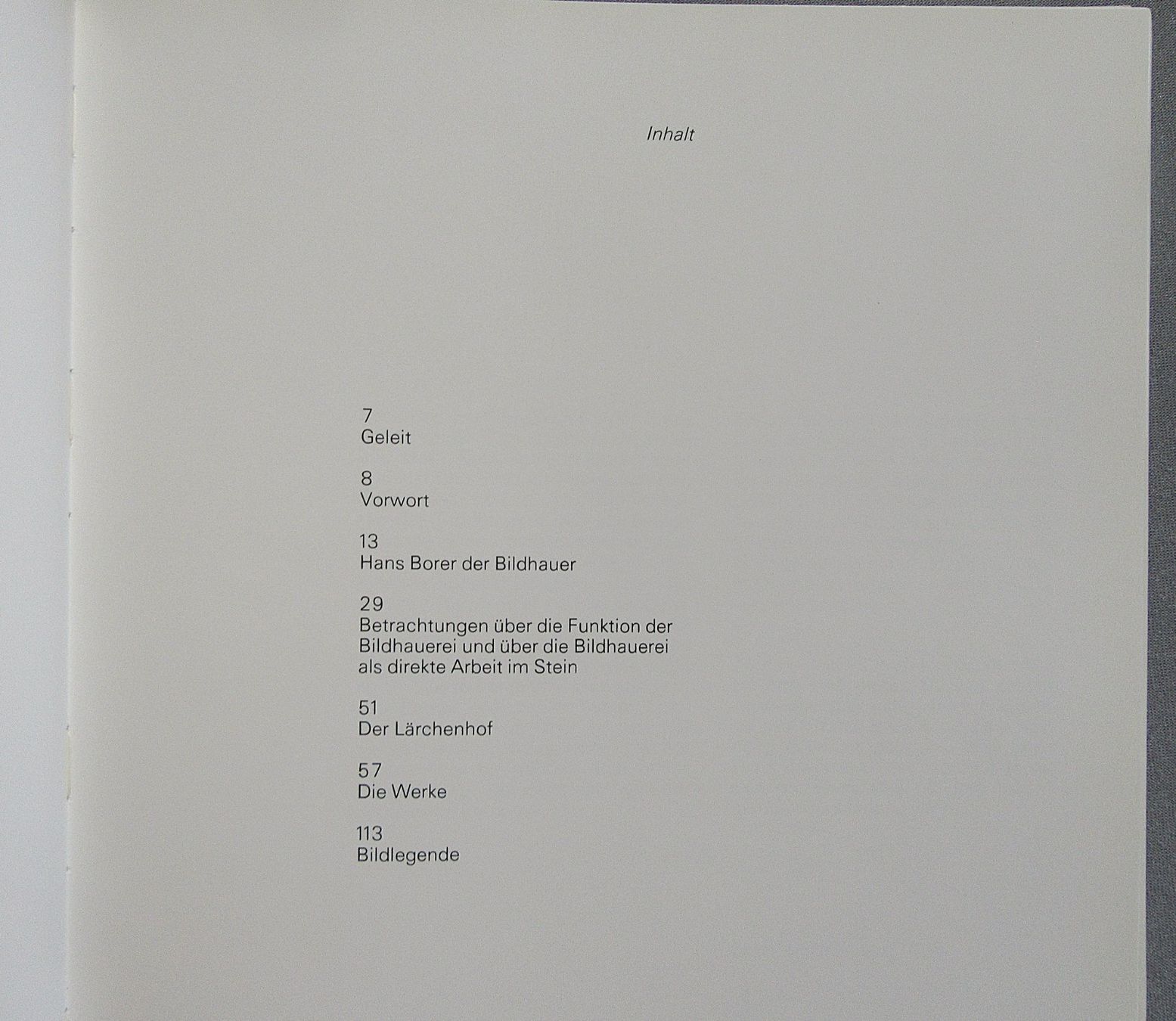 Libri: Hans Borer - Schweizer Bildhauer – Usato da Auenstein venduto da Padabimbim 1