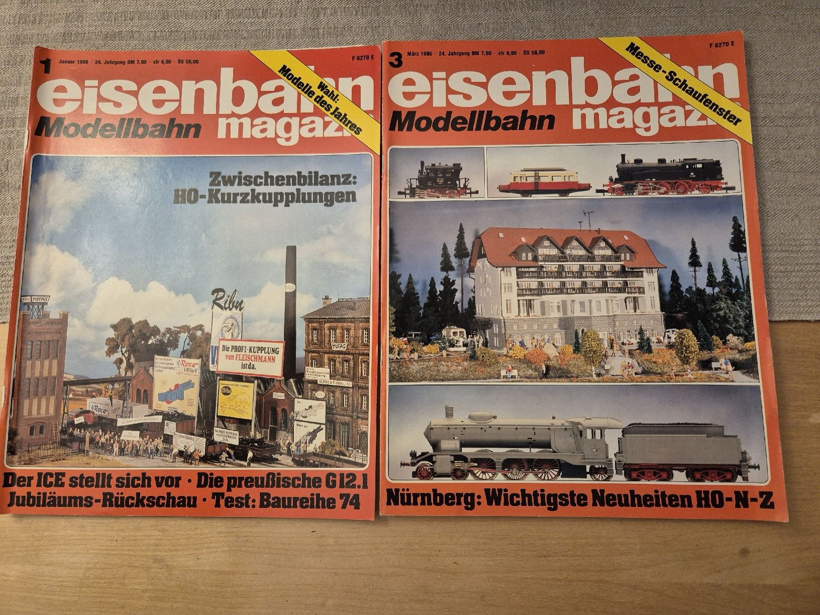 Riviste & Magazine: Eisenbahn Modellbahn Magazin 1986 – Usato da Ehrendingen venduto da Amigo5