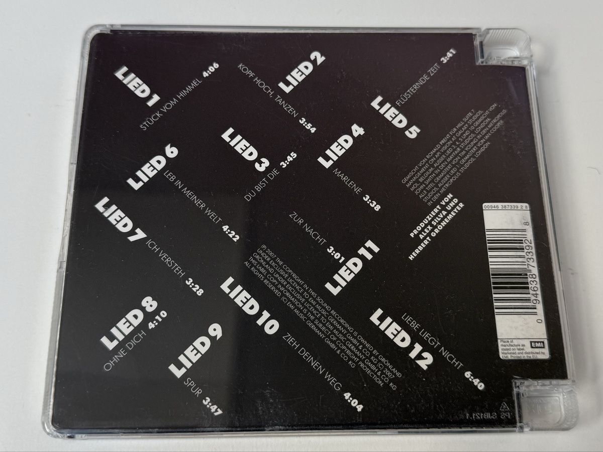 CD: Grönemeyer - Zwölf (CD) – Usato da Oberried Brienz venduto da Chyara 1