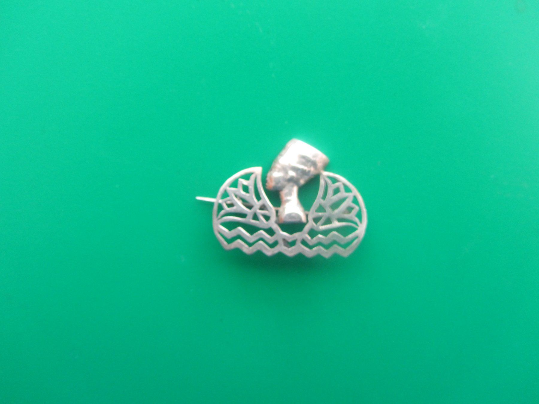 Spille & Fermagli: Art Deco Broche um 1920-Silber – Usato da Luzern venduto da Lucernauno 2