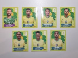 Panini Sticker 7x Brasilien WC 2026