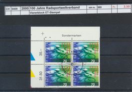 2000 "100 Jahre Radsportweltverband", Viererblock, ET