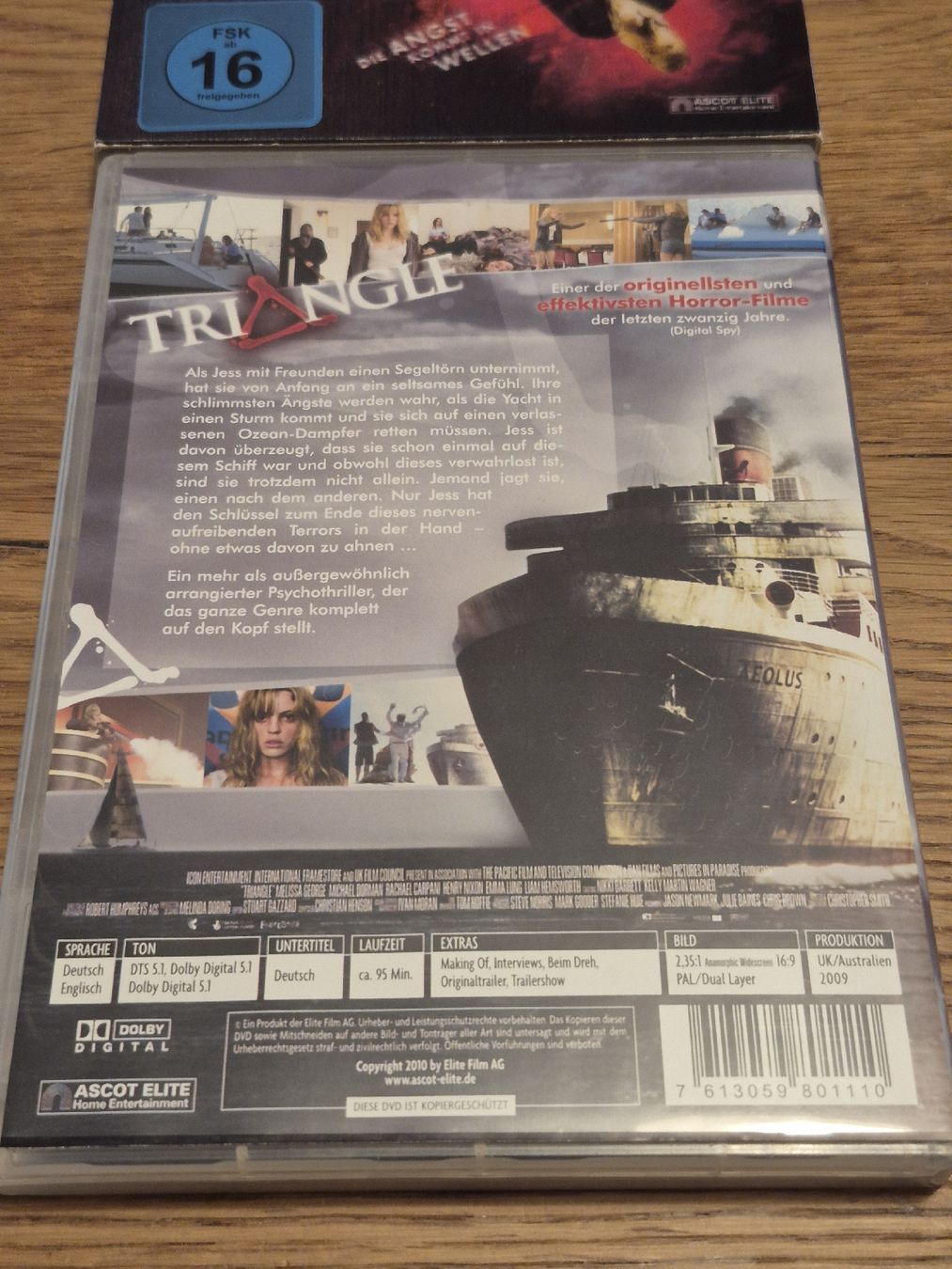 Tutti i DVDs: Triangle - Christopher Smith (DVD) Melissa George – Usato da Oberembrach venduto da giu_7ksd 3