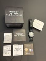 Swatch Omega Mission to Moonphase Watch Black Bioceramic