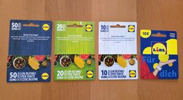 DIVERSE GESCHENKKARTEN LIDL
