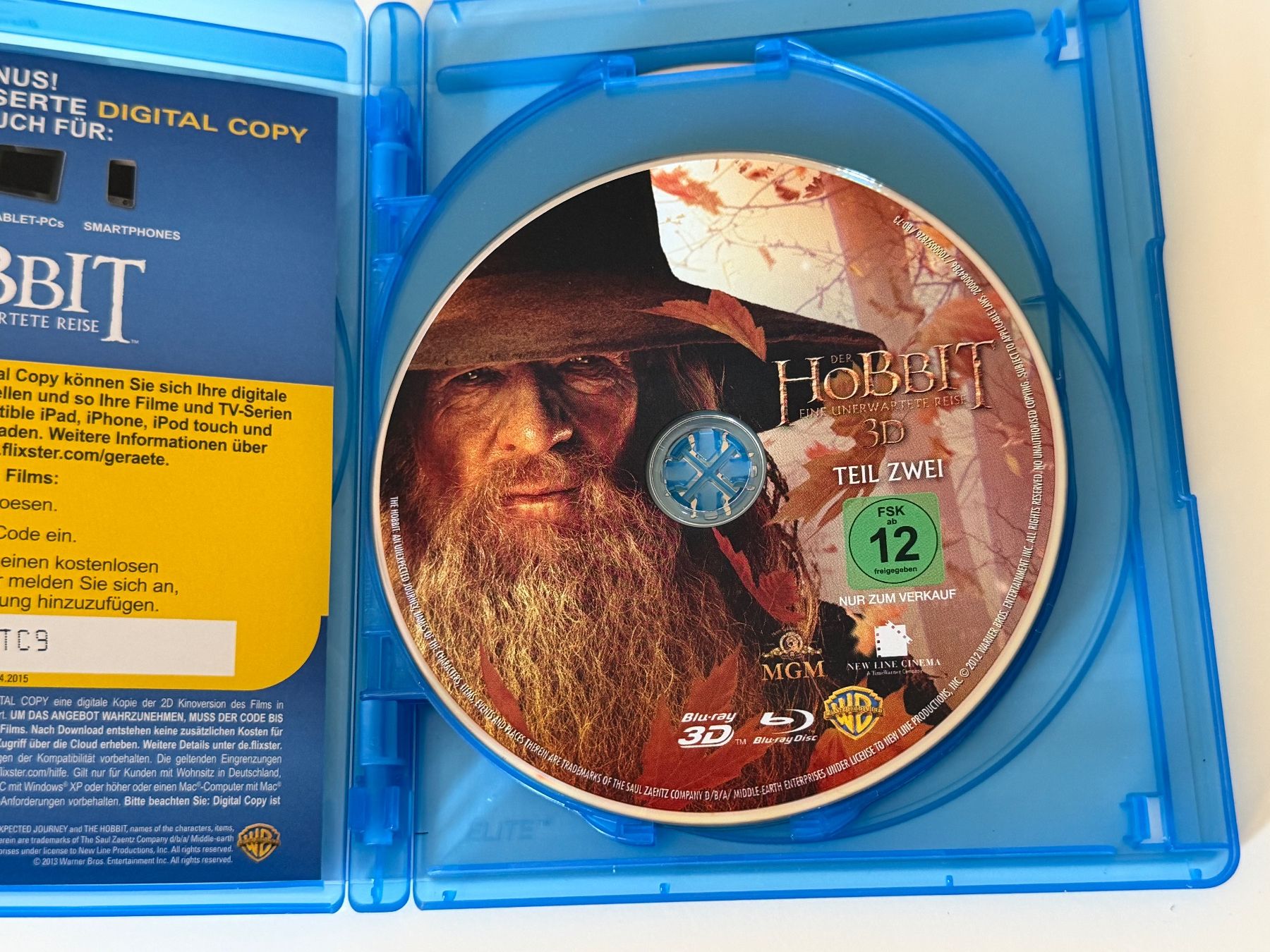 Tous les DVDs: Der Hobbit Eine Unerwartete Reise 3D + 2D Blu-ray – D'occasion à Altstätten SG par sheamus 3