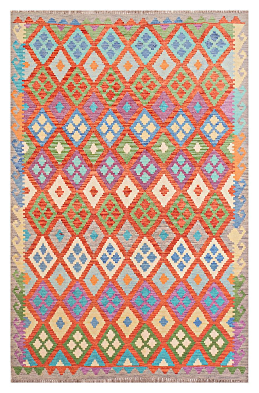 Kelim Tappeti: Oriente Kelim Teppich 300x200 cm – Nuovo e nell'imballaggio originale da Lahore venduto da Fairways79 6