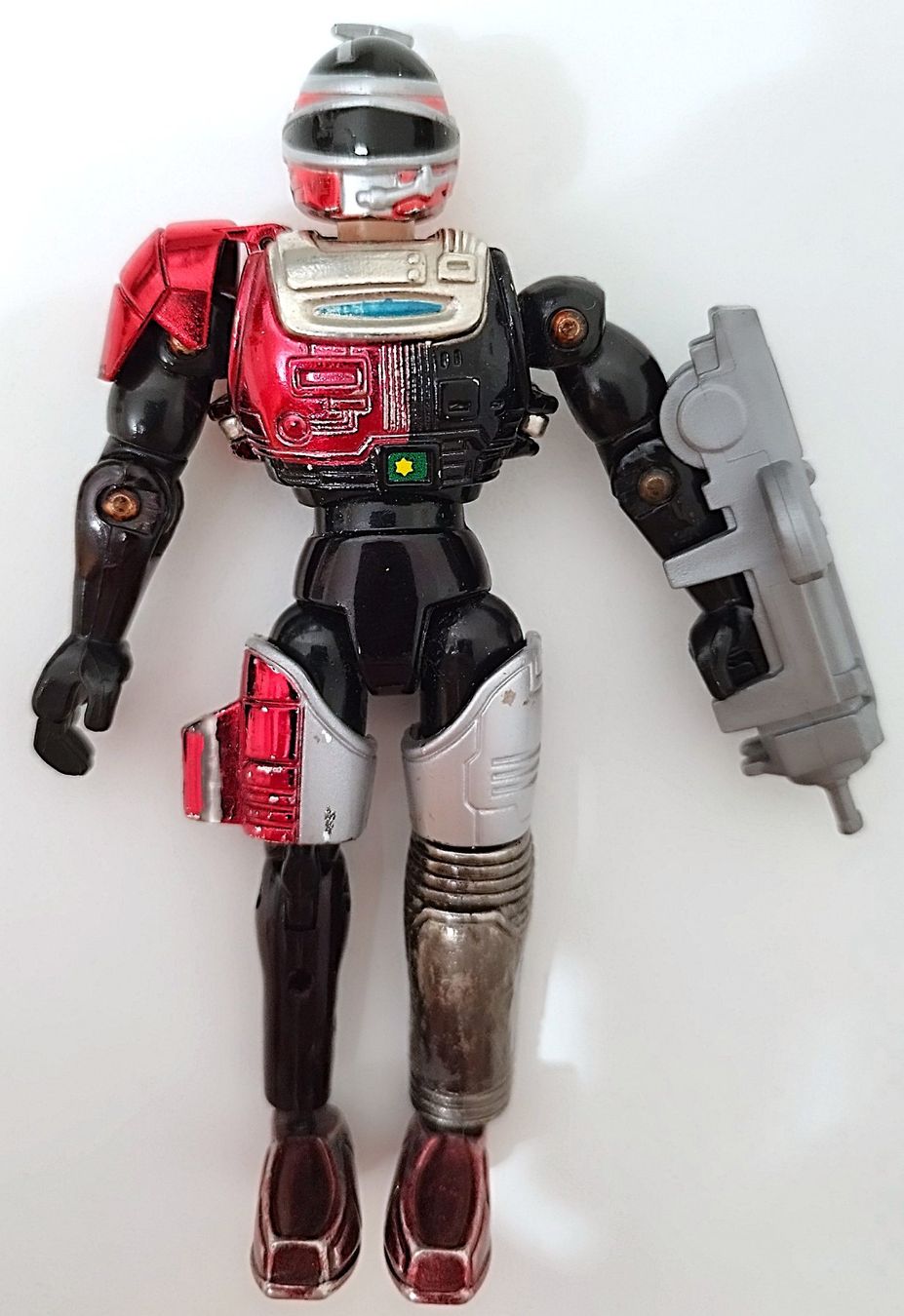 Bandai Giocattoli: Winspector Fire Tector 1 - Vintage Actionfigur Bandai 1990 – Usato da Uster venduto da Caicedo89