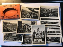 Vintage Foto-Set: Roma, Genova,   Rarität!