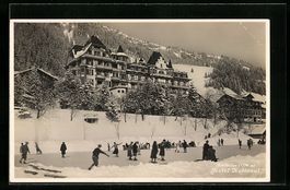 AK Adelboden, Hotel National, 1933