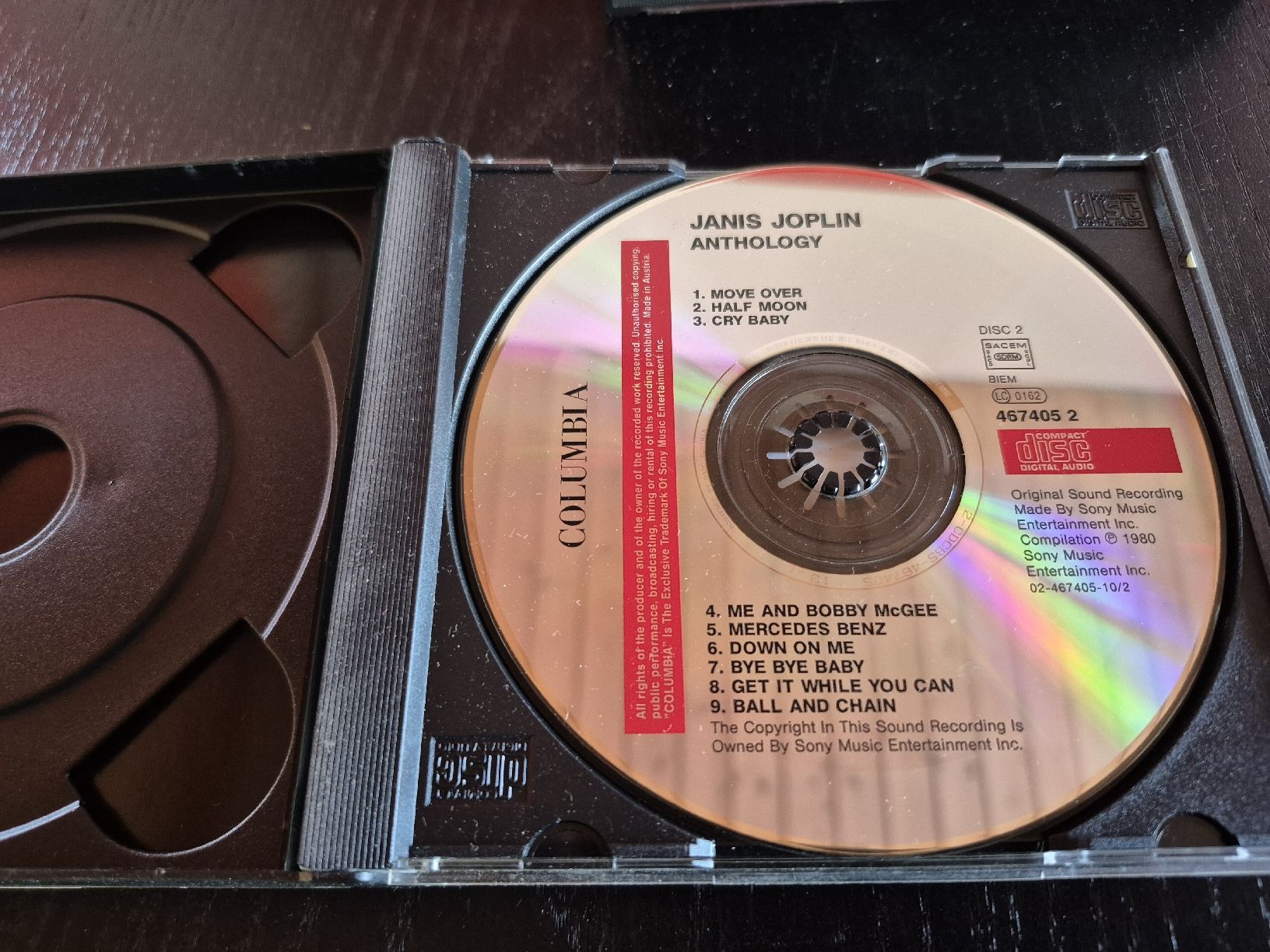 CD: Janis Joplin - Anthology - Doppel CD – Usato da Bern venduto da Roibusch 3