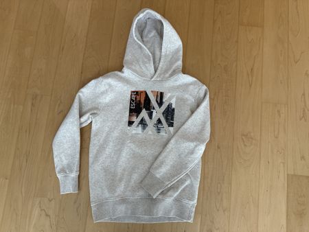 Kapuzen Pulli Gr. 134/140 beige