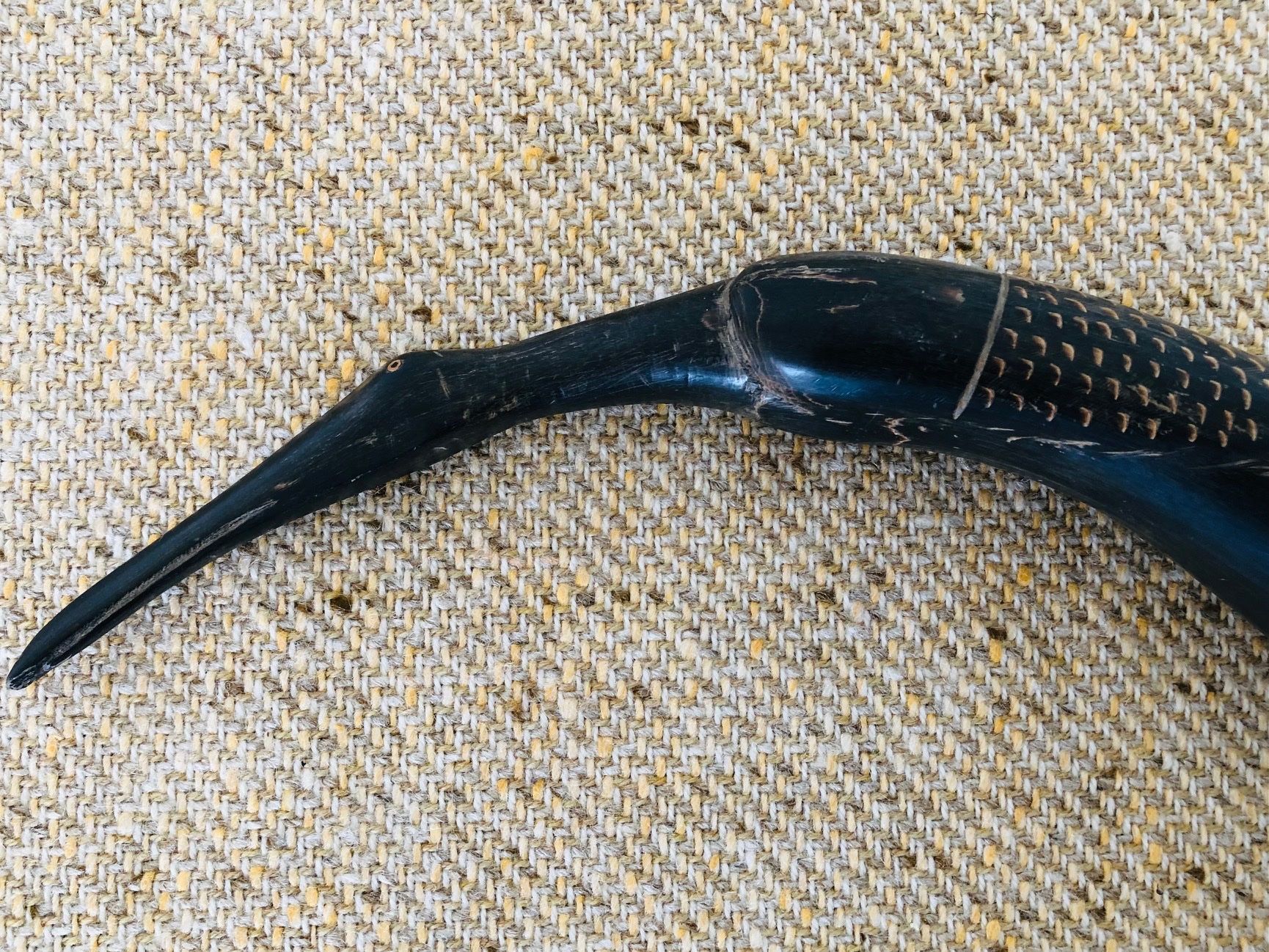 Statuette: Vogel aus Horn geschnitzt – Usato da Balzers venduto da Kubus 3