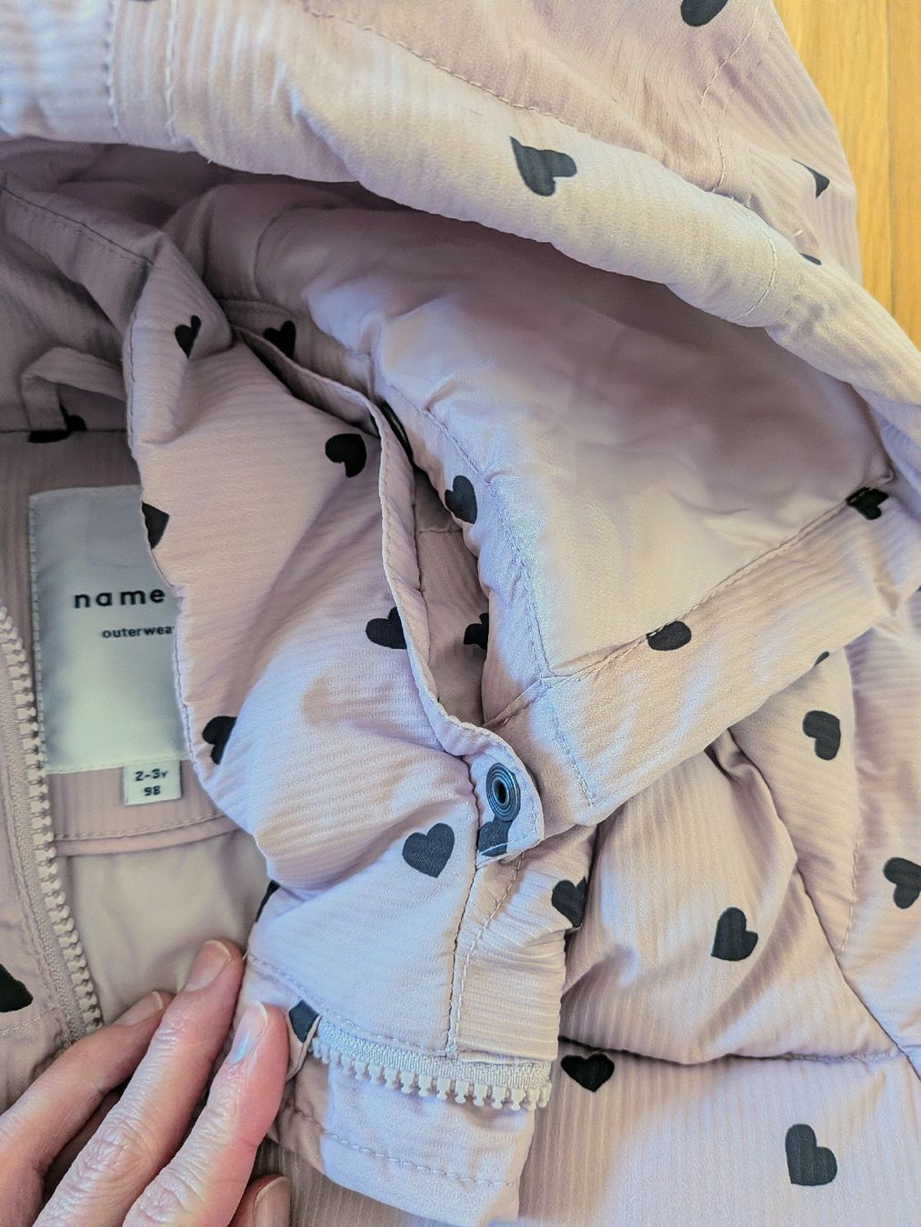 Name It Giacche & Cappotti: Name It Puffer Jacket Pink Hearts Size 98 – Usato da Zürich venduto da kul_dw6v 5
