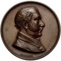 Bronzemedaille Heinrich Locher 1860 ZH