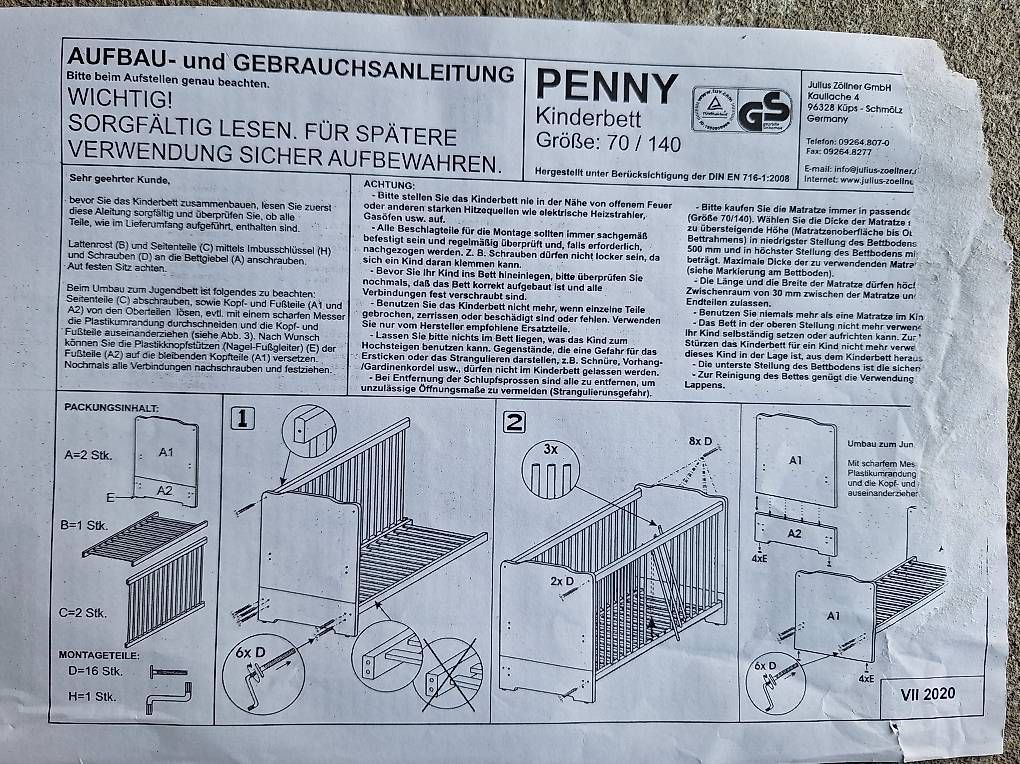 Betten: Schönes Kinderbett – Gebraucht aus Rüschlikon von Phanii 3