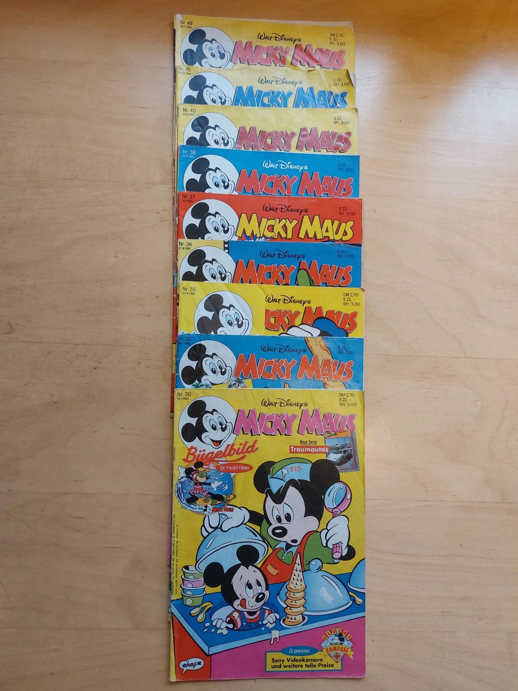 BD: 30 MICKY MAUS - 1992 – D'occasion à Gipf - Oberfrick par Esnoopy 3