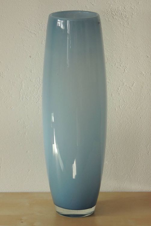 Grand vase Villeroy & Boch en verre bleu ciel Kaufen auf Ricardo