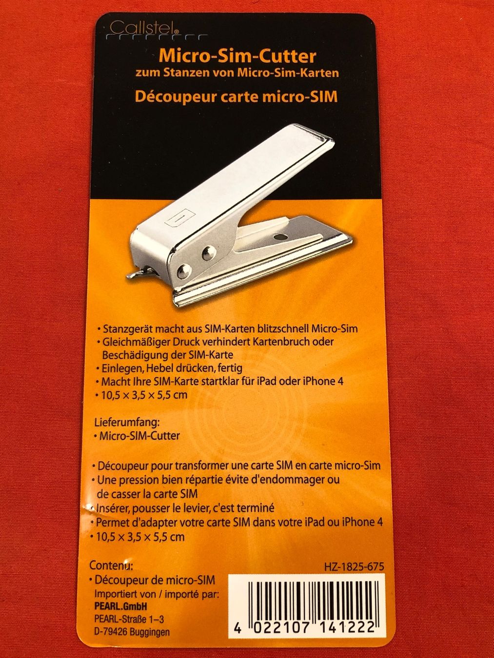 Tutti gli attrezzi: Micro SIM Card Cutter Model HZ1825-675 – Nuovo e nell'imballaggio originale da Neerach venduto da Arbimus 2
