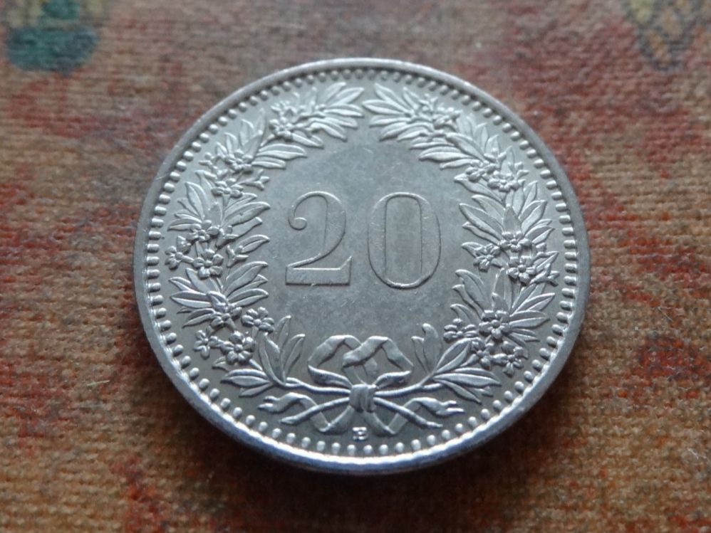 Tutti le monete: 20 Rp. 2013 – Usato da Romanel-sur-Lausanne venduto da Swift13 1