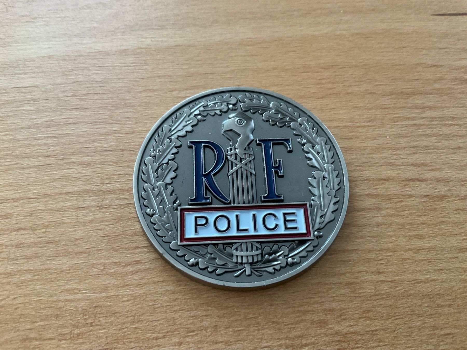 Placchette & Badge: Französische Polizei Medaille / Abzeichen – Usato da Lugano venduto da Persepolis