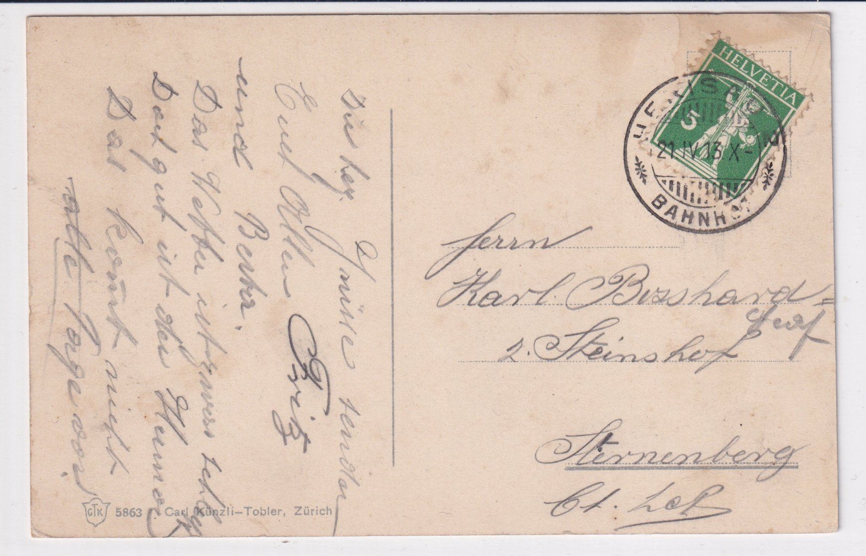 Cartes postales: Herisau /bq – D'occasion à Hombrechtikon par Rudolf07 1