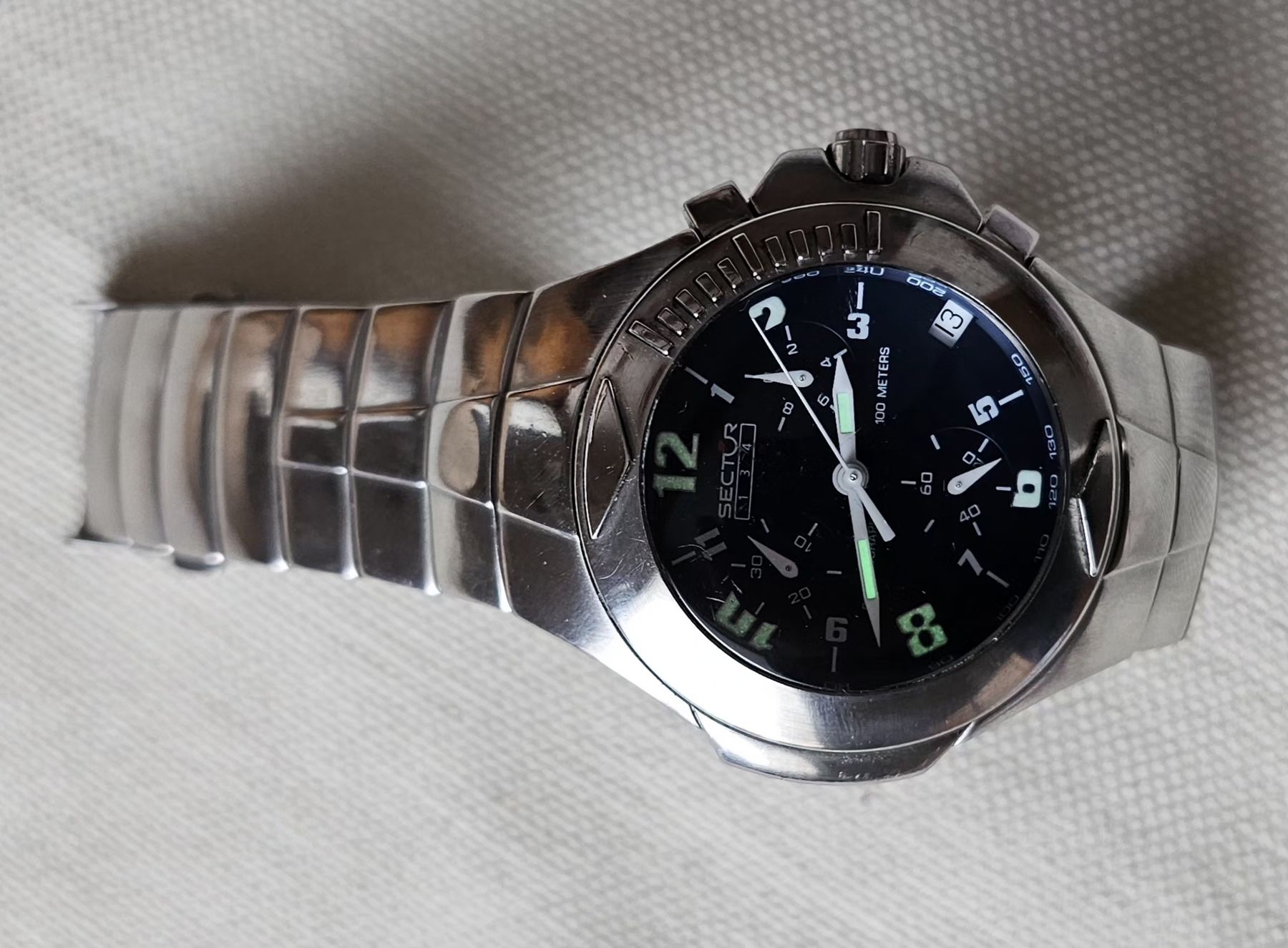 Sector Orologi: SECTOR Chronograph Saphirglas Herrenuhr 48mm – Usato da Speicher venduto da Lemore 3