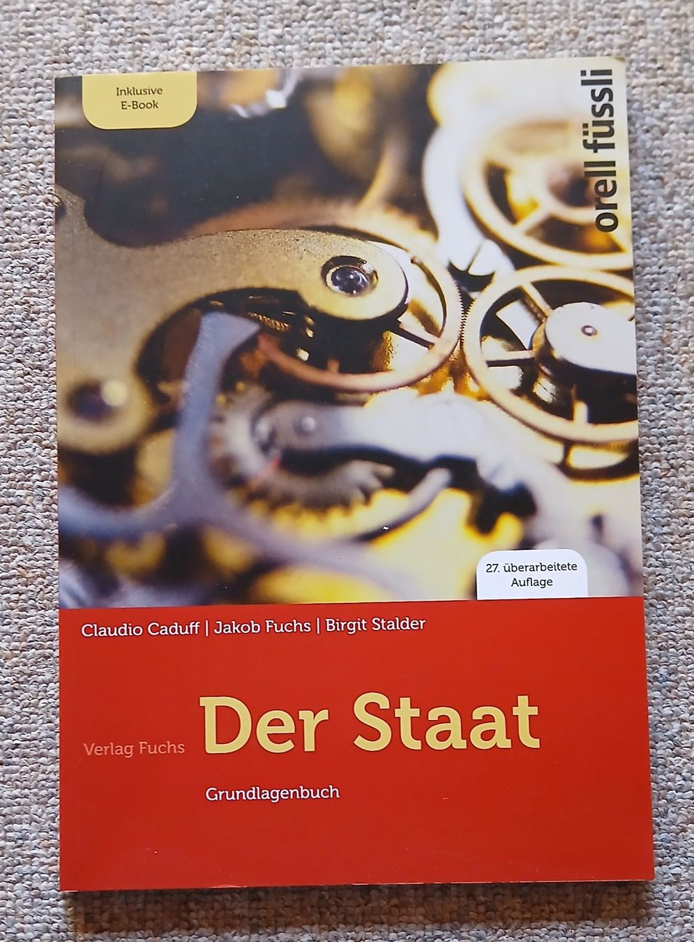 Libri: Der Staat: Grundlagenbuch – Nuovo (secondo la descrizione) da Oberrieden venduto da sib_nkf6