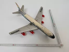 Blechflugzeug DC-8 PanAmerican antik