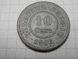 Belgien 10 Centimes, 1916