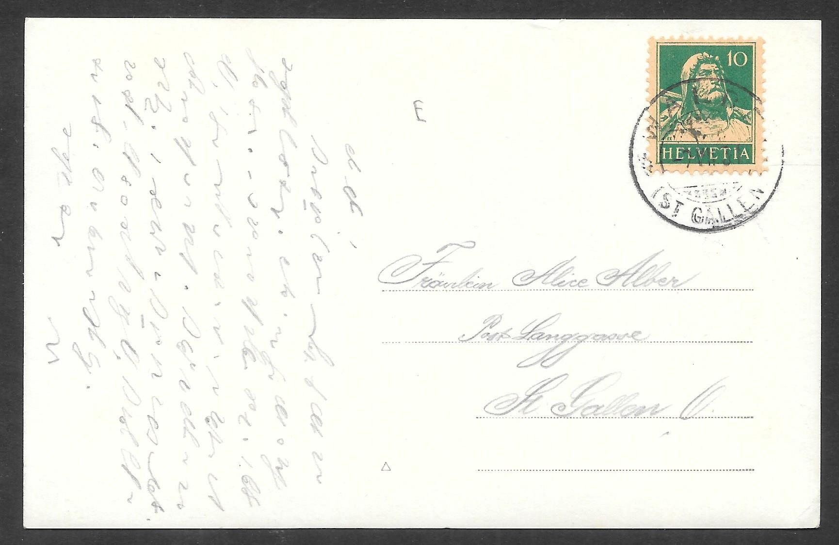 Cartoline postali: Walde (St. Gallen) Dorfansicht – Usato da Olten venduto da clotaldi 1