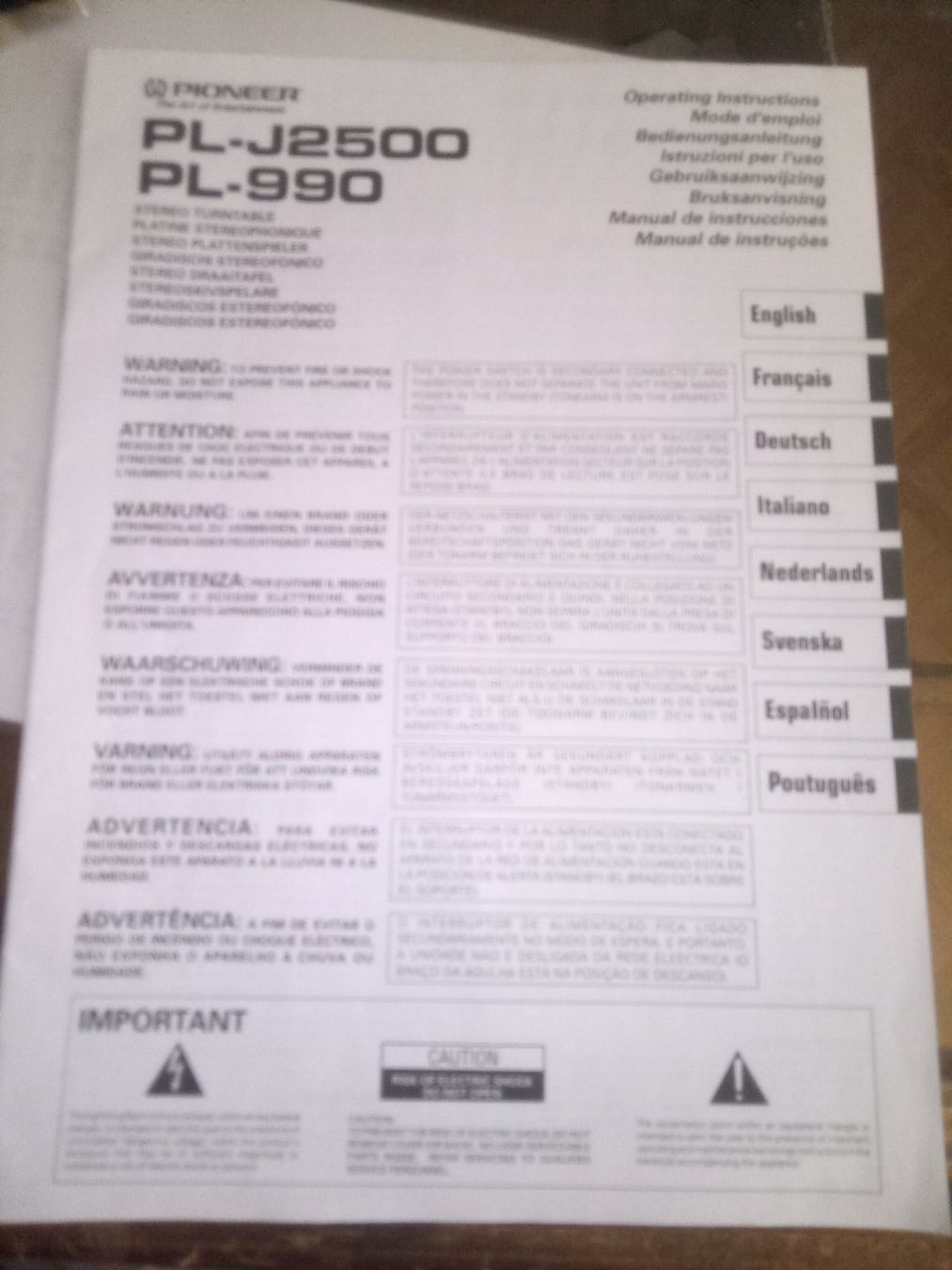 Pioneer Giradischi: Pioneer Plattenspieler – Usato da St.Gallen venduto da fozzy68 4
