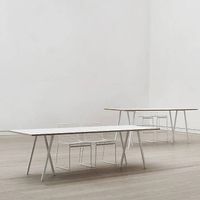 HAY Loop Stand Esstisch, weiss, 180 cm x 87,5 cm
