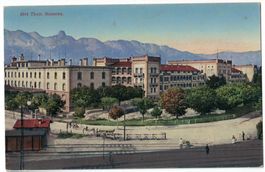 Thun, Kaserne, gelaufen 1925 mit Feldpoststempel