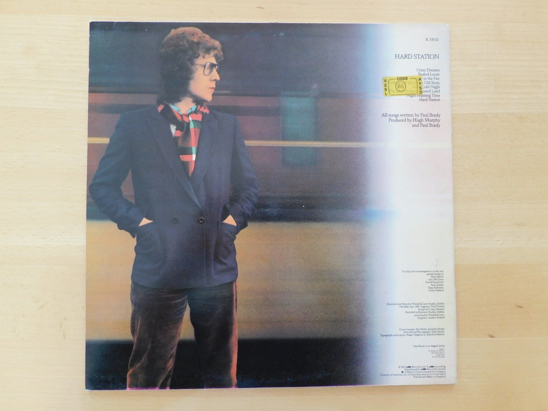 Schallplatten: Paul Brady - Hard Station – Gebraucht aus Emmenbrücke von Dickens 1