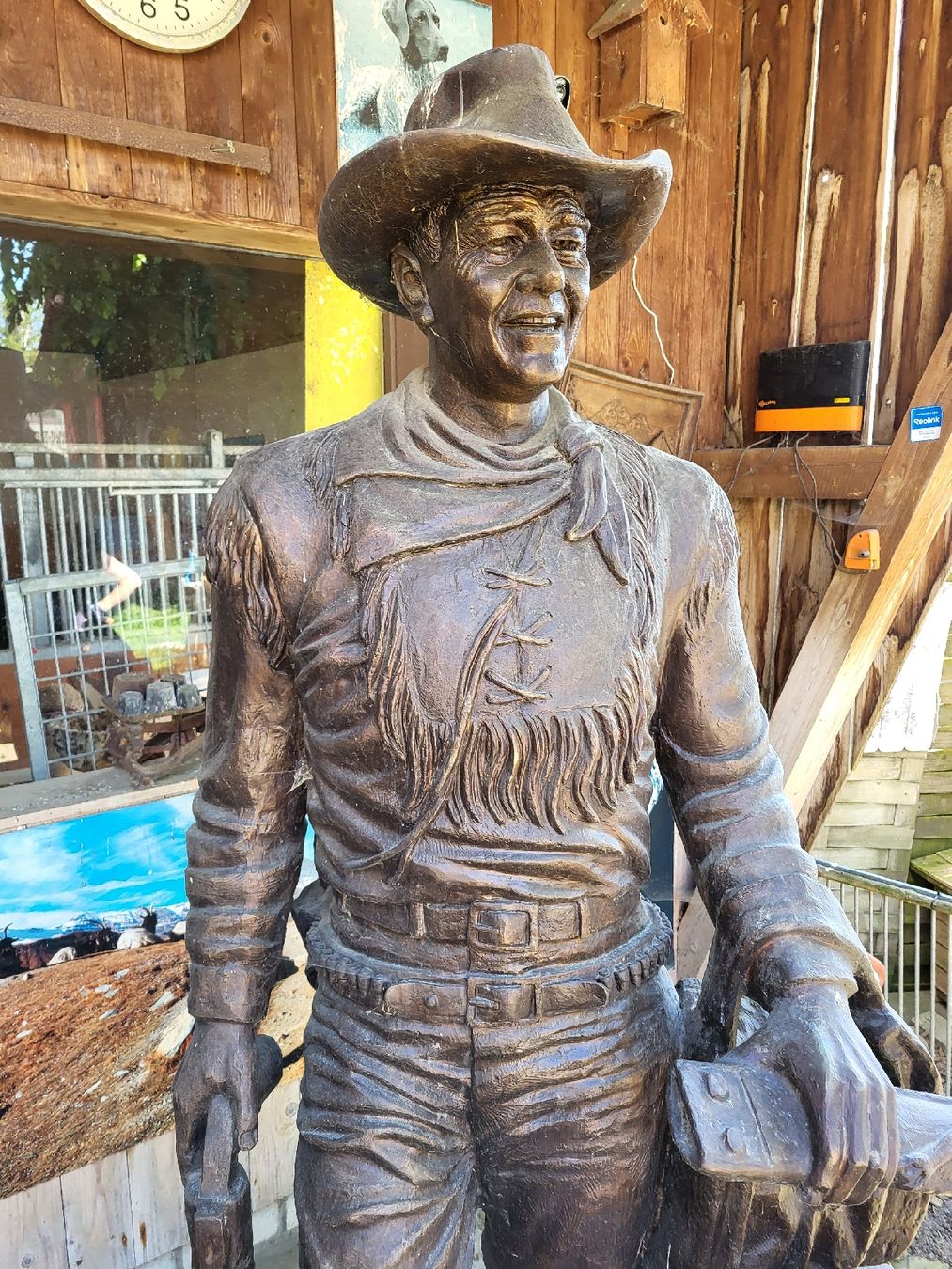 Sculture & Statue: Bronzestatue: John Wayne – Usato da Schönenberg ZH venduto da Samichlaus71