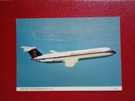 AK Flugzeug Britisch Caledonian BAC 1-11