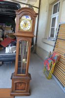Standuhr mit Mondphase guter Zustand viertel Stunde Schlag