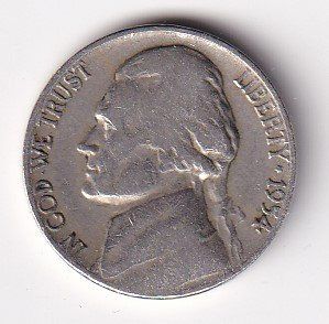Tutti le monete: USA 5 cents 1954 – Usato da Neuchâtel venduto da karlpierrino