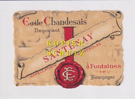 Etikette - Santenay (Chandesais) /bd
