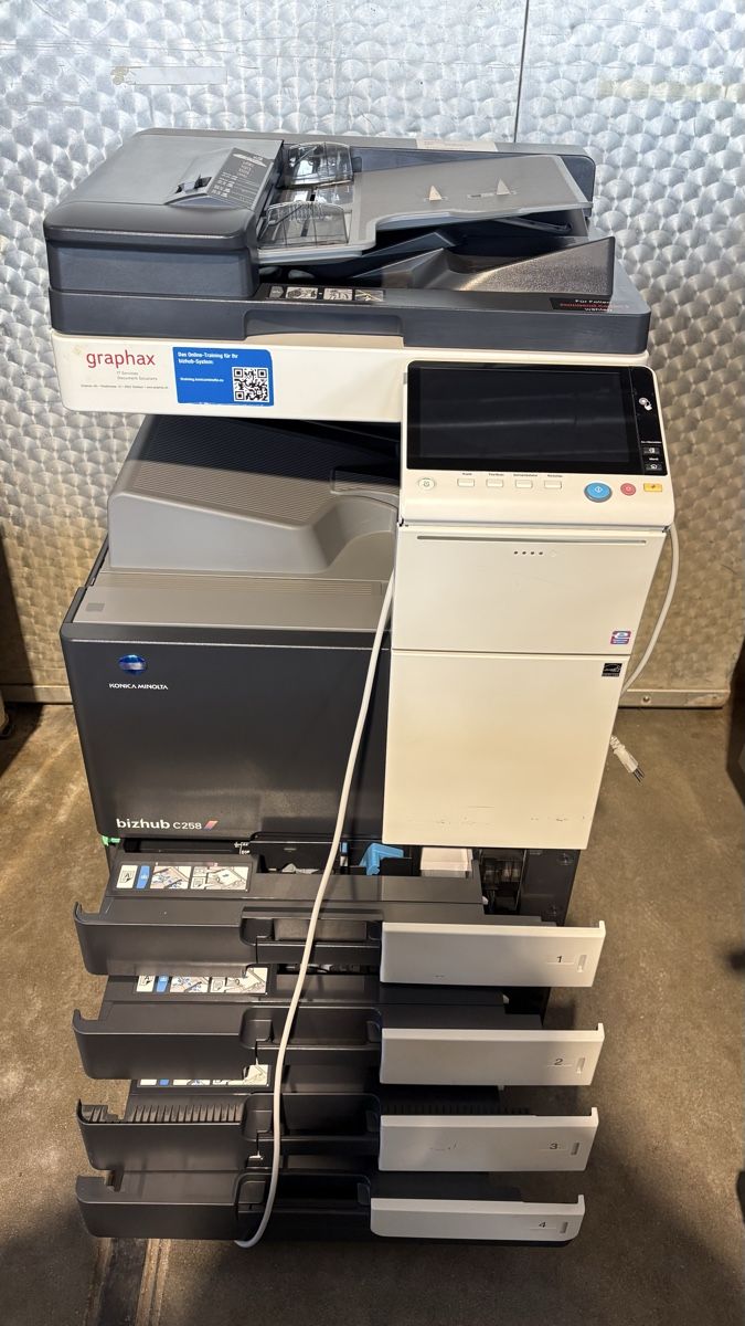 Konica Fotocopiatrici: Konica Minolta bizhub C258 – Usato da Wohlen AG venduto da Moh80 5