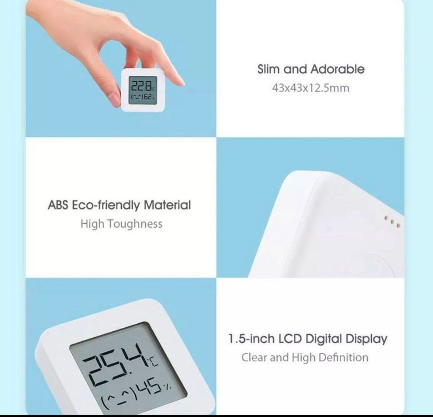 Xiaomi Altro per la casa: Xiaomi Thermometer Hygrometer smart Haus iPhone Samsung it – Nuovo e nell'imballaggio originale da Andelfingen venduto da benoya 4