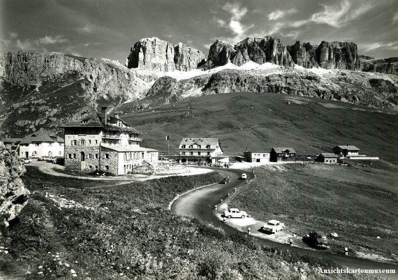 Cartoline postali: Passo Pordoi - Dolomiti + c1955 – Usato da Emmenbrücke venduto da teestube
