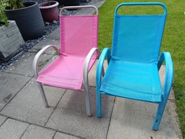 2 Kinder Gartenstühle