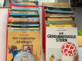 Tim und Struppi Comic-Hefte 22 Stück guter Zustand