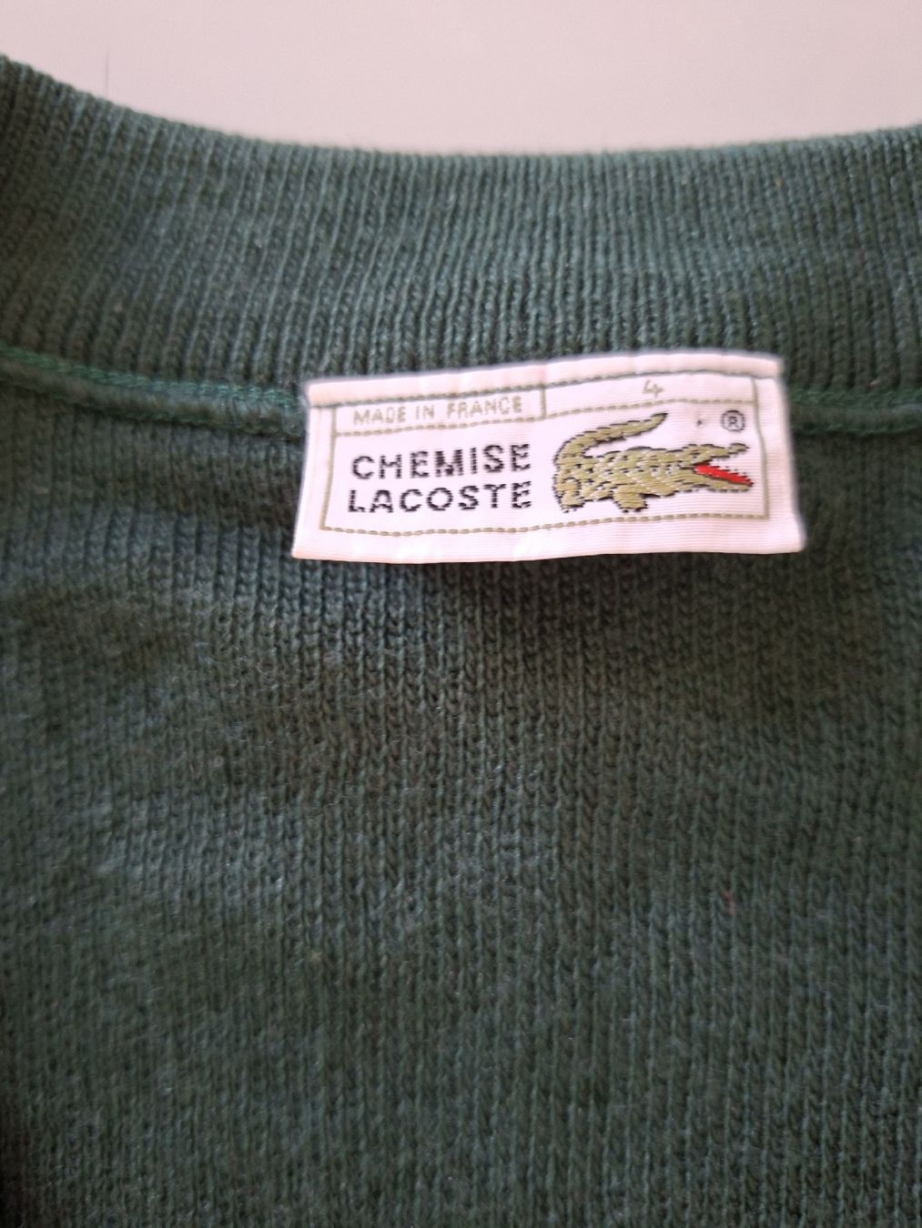 Lacoste Maglioni & Felpe: Cardigan Lacoste vert vintage, Taille 4, – Usato da Renens VD venduto da ser_j2fn 1