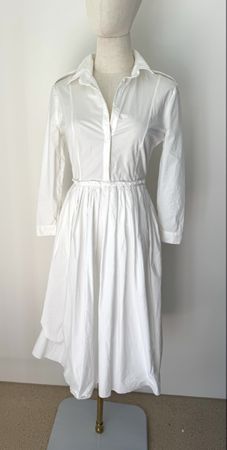 Burberry shirt white dress 